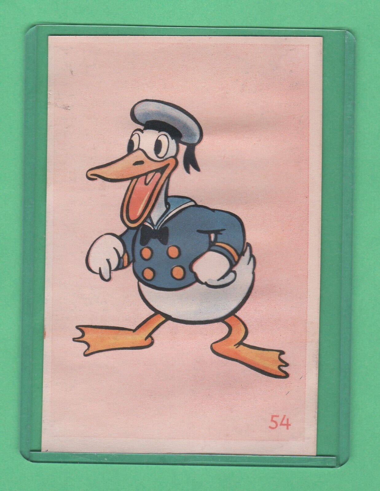 1937 Allers Stjarnparaden  Donald Duck  Walt Disney card