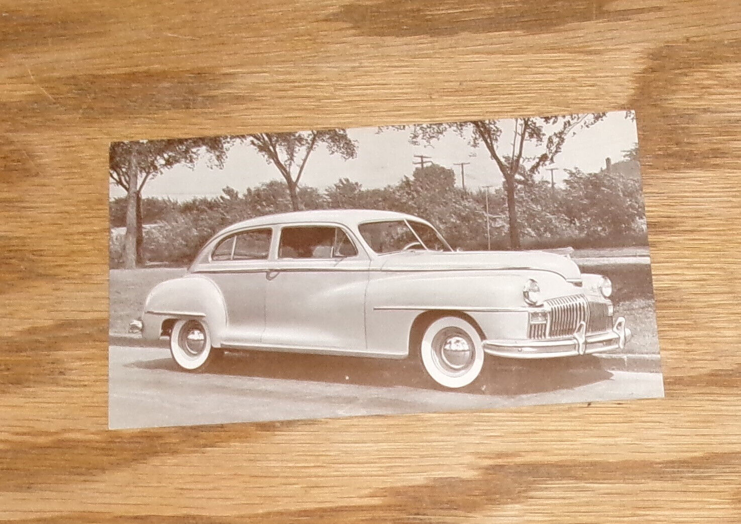 Original 1948 DeSoto 2-Door Sedan Postcard 48