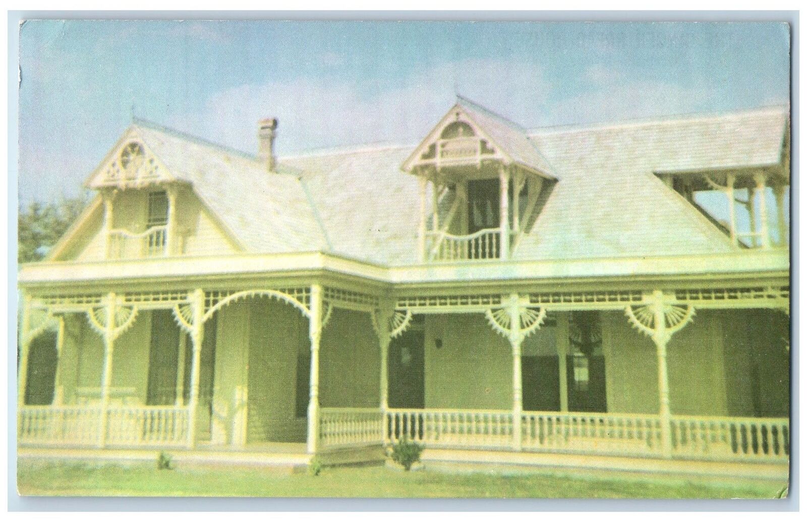 c1905s The Ginger Bread House Exterior Weatherford Texas TE Unposted Postcard