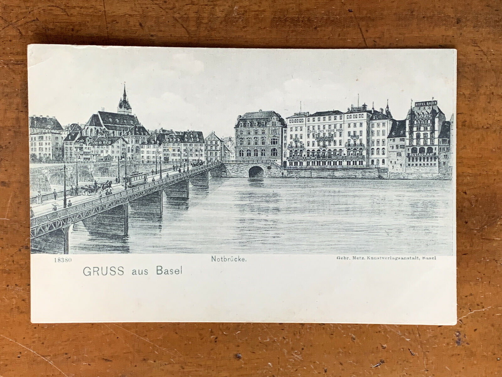 Gruss Aus Basel, Notbruke, Switzerland, ca 1905