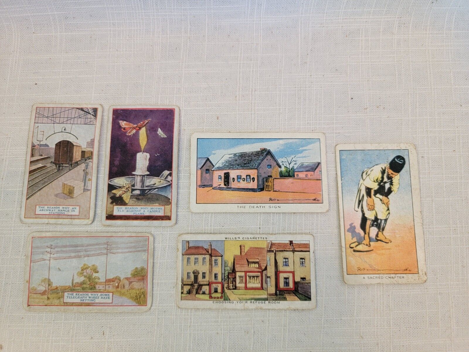 Vintage Cigarette Trading Cards Lot