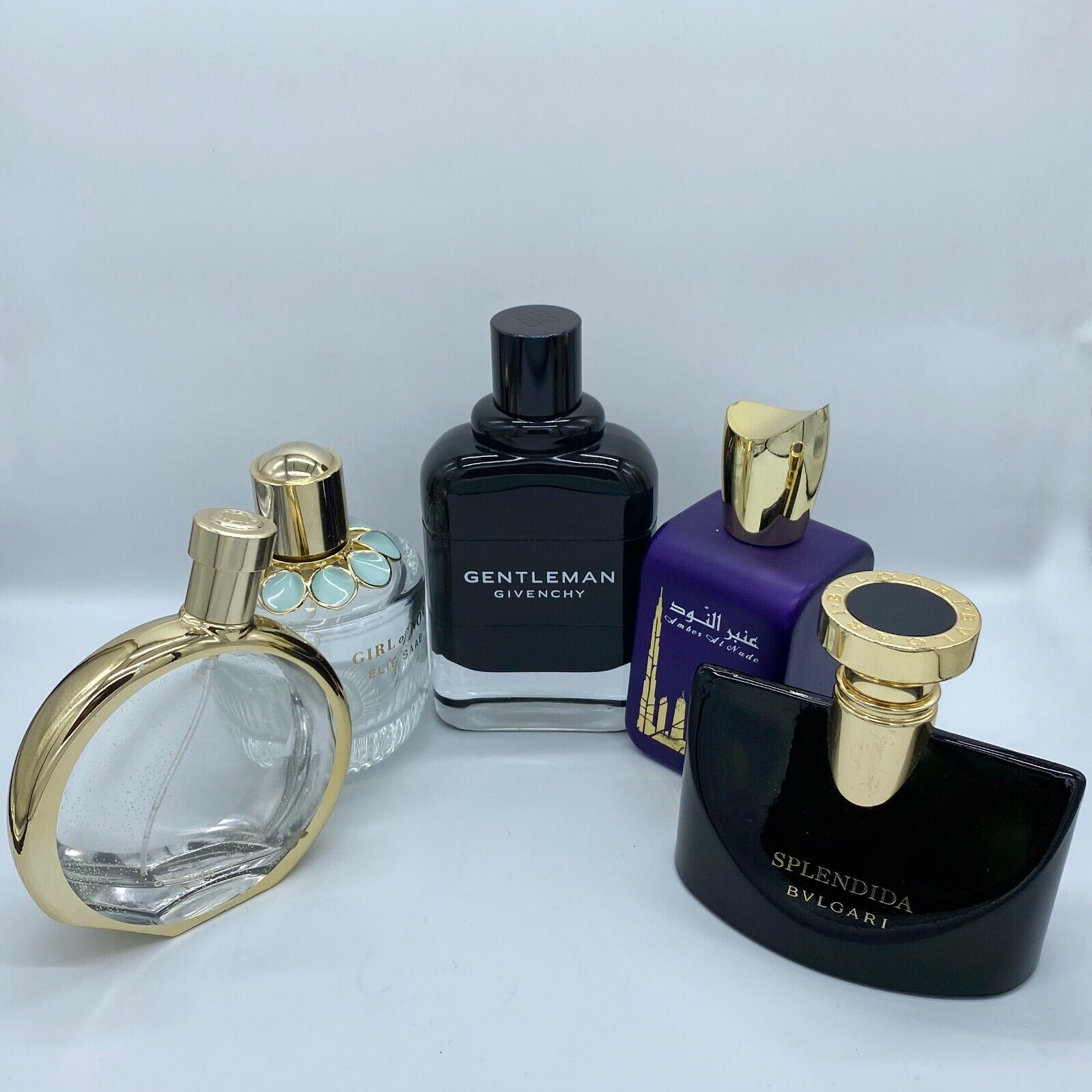 Bvlgari Givenchy Hermes Empty Perfume Bottle Spray 100Ml 3.3Oz Refillable EDP