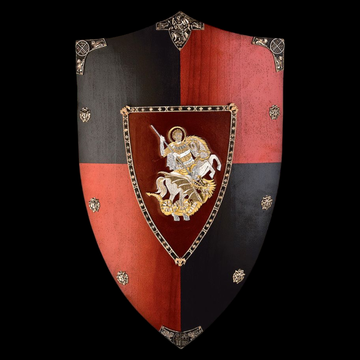 KNIGHT'S SHIELD OF THE BLACK PRINCE (871)