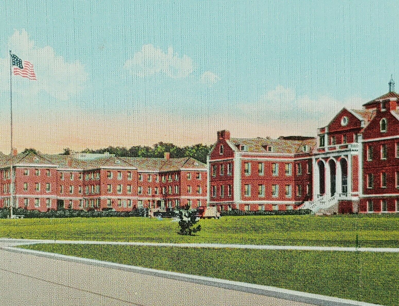 c1930 Main Buildings Veterans Administrative Facility Chillicothe Ohio Linen