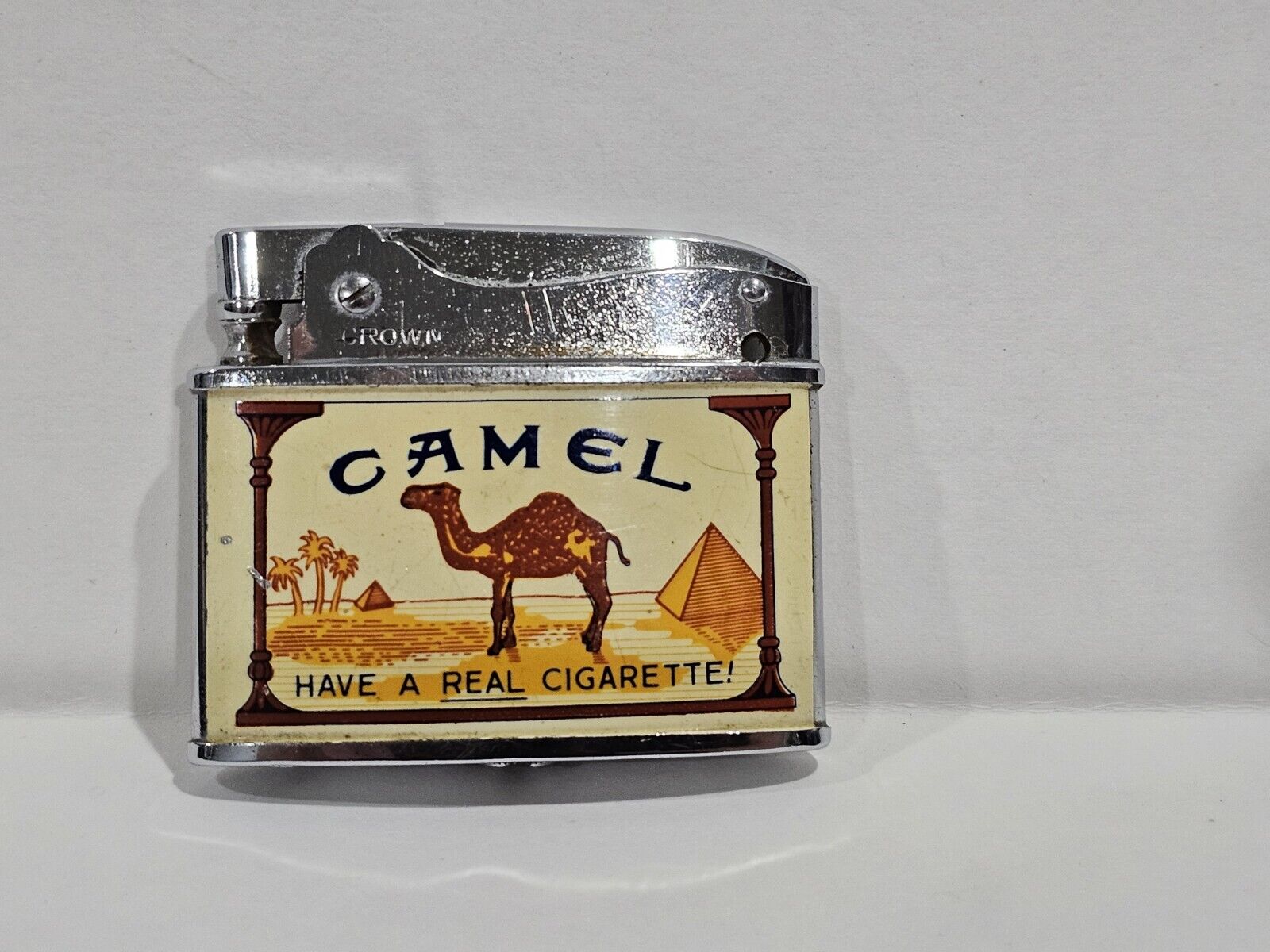Crown Lighter Camel Cigarettes Advertising