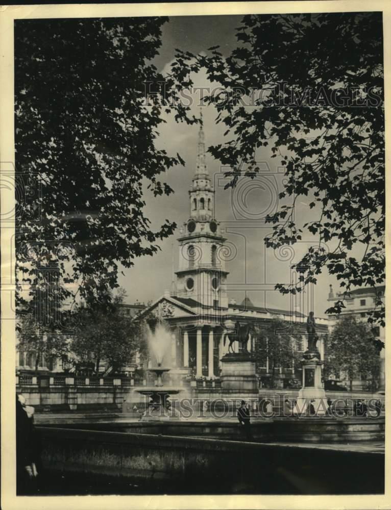1928 Press Photo Historic Church, St. Martin\'s-In-The-Fields, Located in London
