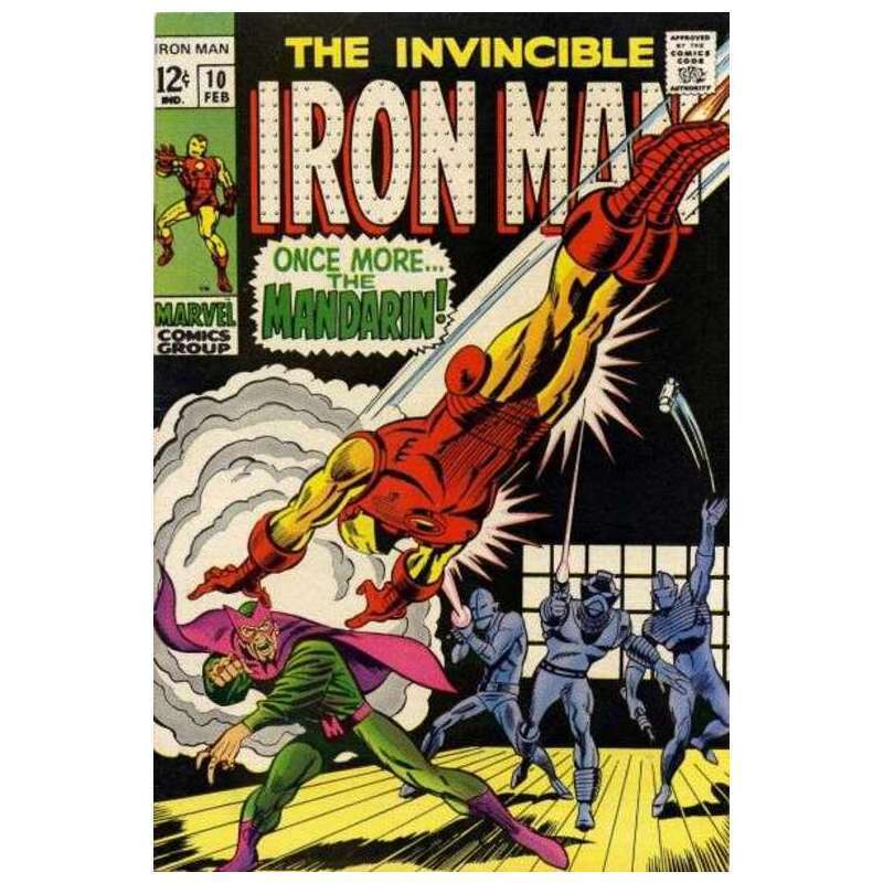 Iron Man (1968 series) #10 in Very Fine minus condition. Marvel comics [d}