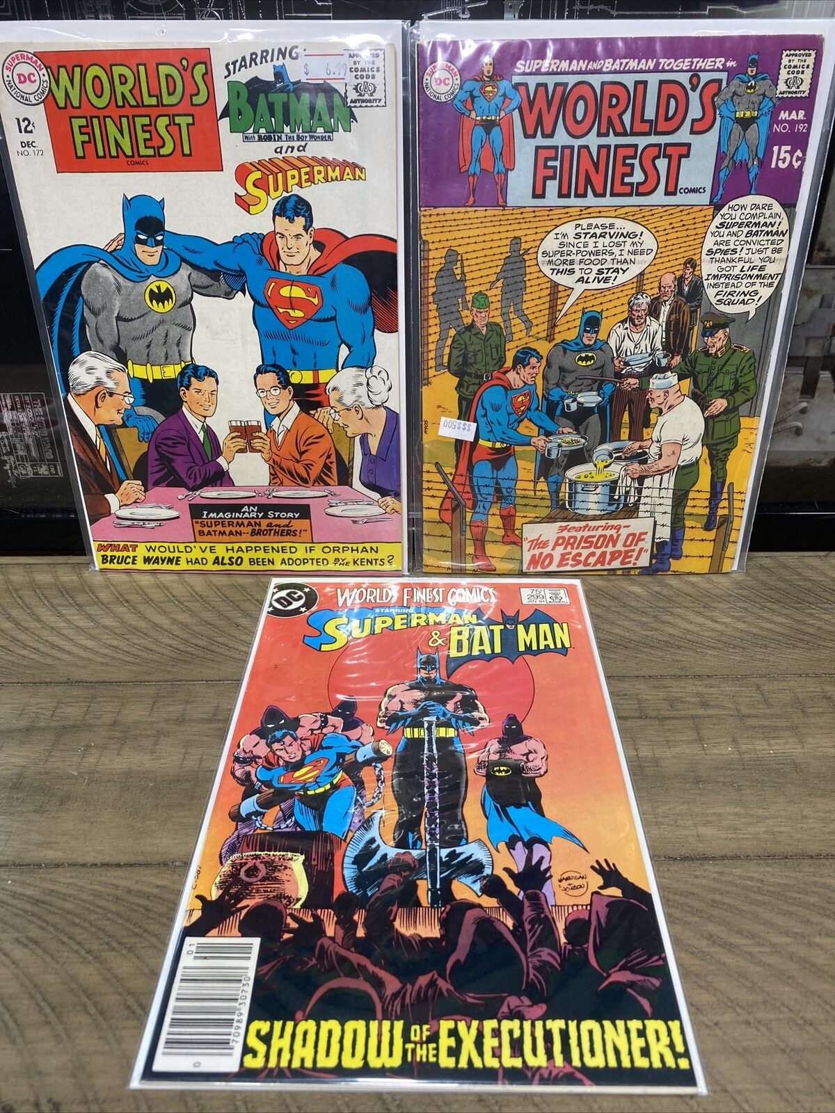 DC Comics WORLD’S FINEST #172 192 + 299 Mid Grade 1967 / 1970 / 1984 Gemini
