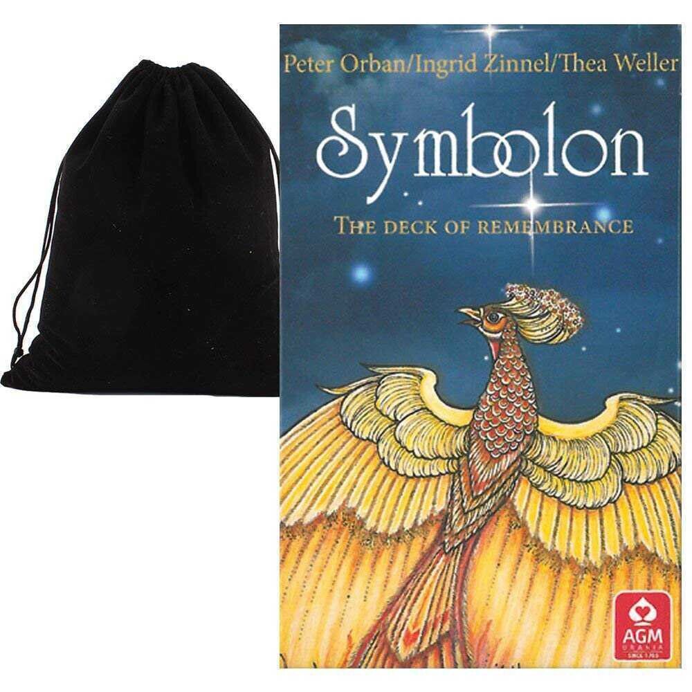 Symbolon Pocket Tarot Deck of Remembrance Cards Esoteric Agm With Bag 106701520