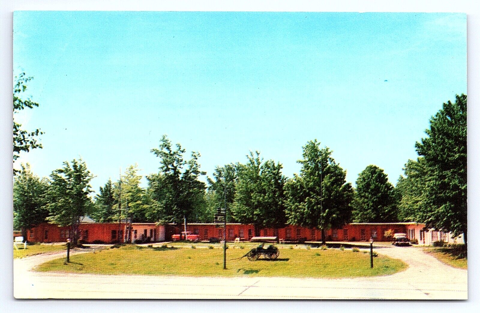 Postcard Birch Haven Motel Near Junction Michigan AAA Approved MI