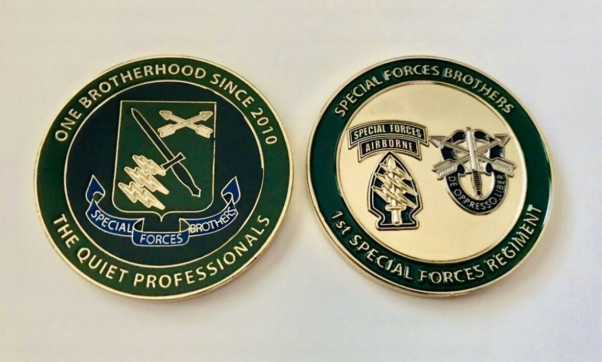 First Special Forces Regiment Brotherhood Challenge Coin
