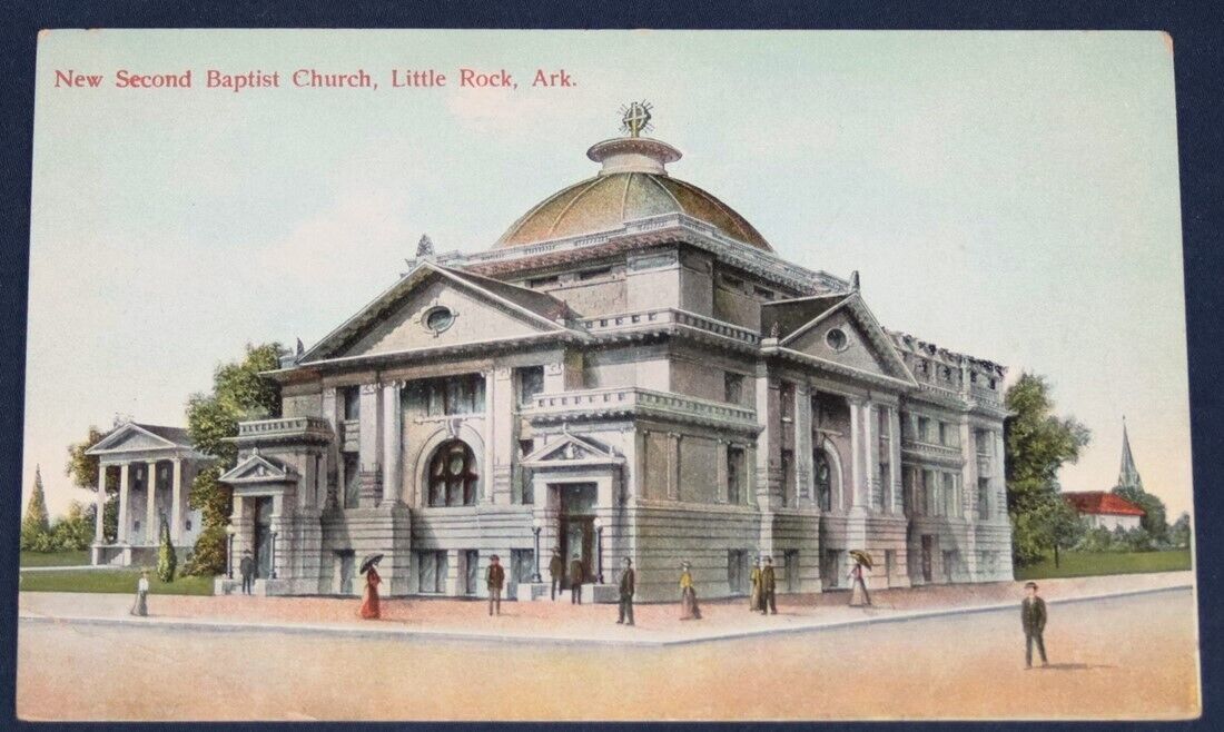 New Second Baptist Church, Little Rock, AR Postcard 