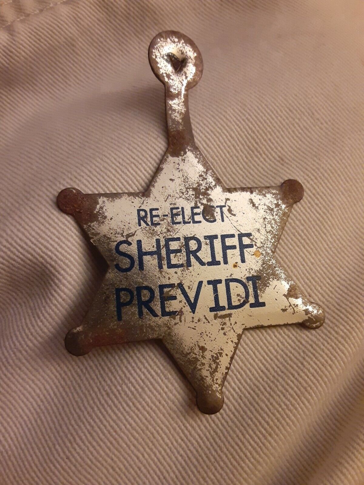 Re-Elect Sheriff Previdi Fold Over Button