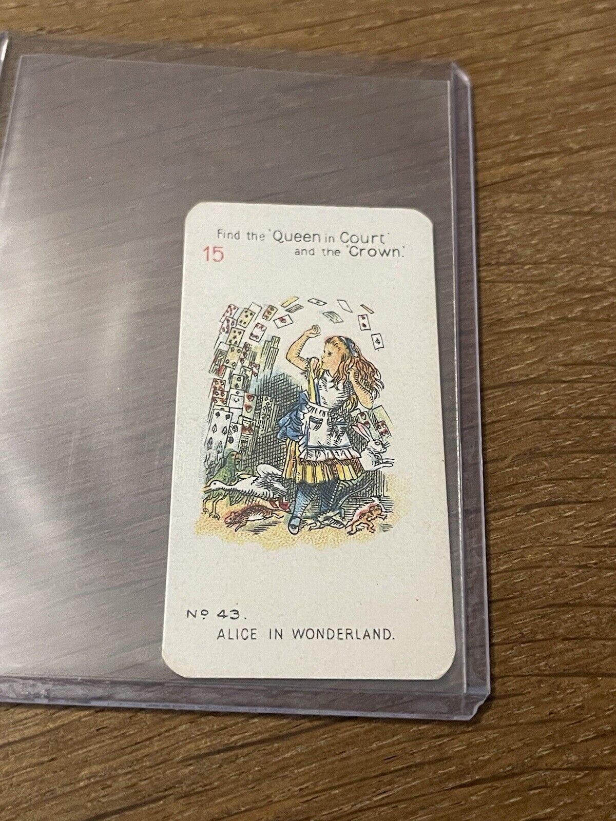 1930 CARRERAS LTD. ALICE IN WONDERLAND CARD GAME VINTAGE PLAYING CARD 🎥