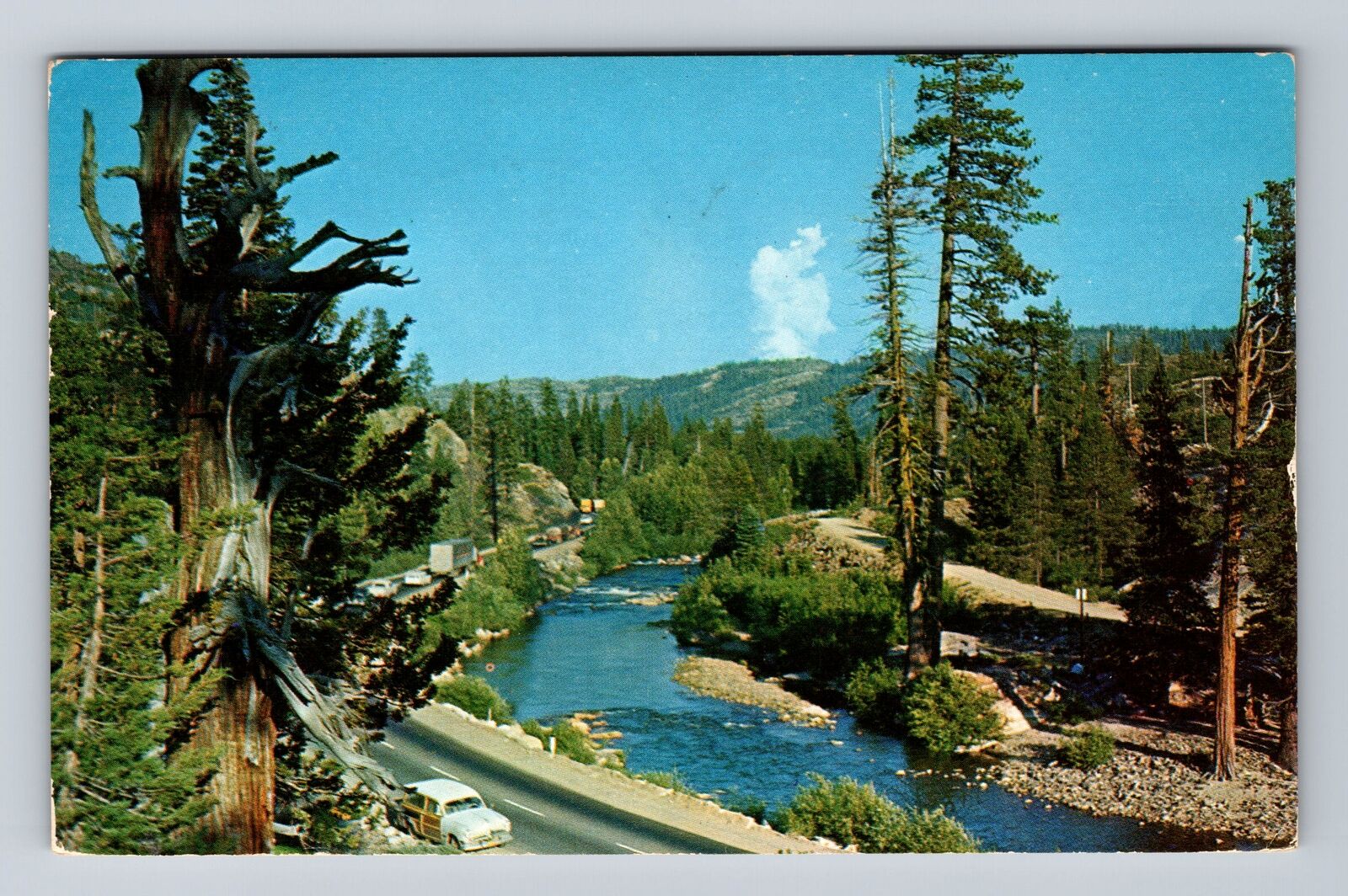 CA-California, Yuba River, Antique, Vintage c1960 Postcard