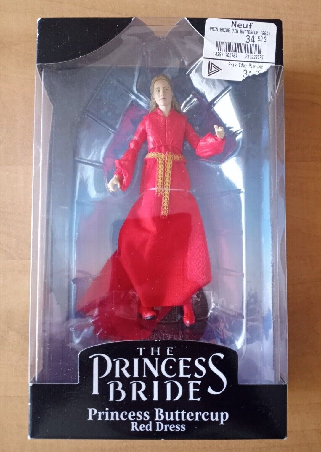 THE PRINCESS BRIDE - 7 INCH ACTION FIGURE WAVE 1 - PRINCESS BUTTERCUP RED DRESS