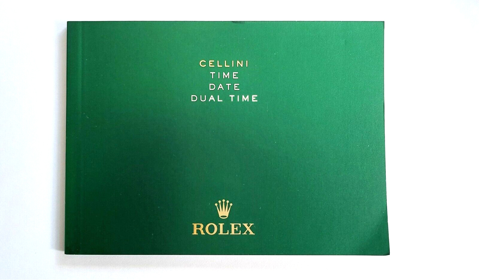 Original Rolex Cellini Time Date Dual Time Booklet 598.42 Engl-5.2015