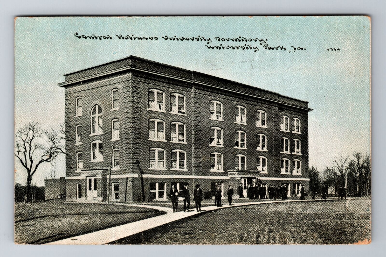 University Park IA-Iowa, Central Holiness University, Vintage c1914 Postcard