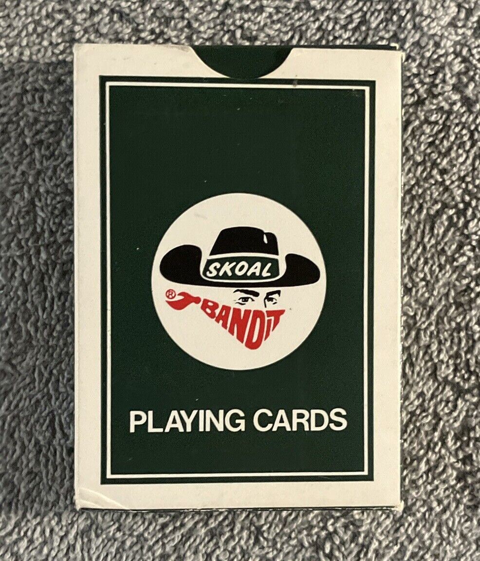 Vintage “SKOAL” Bandit Smokeless Tobacco Promo Playing Cards, Complete EX/Cond.