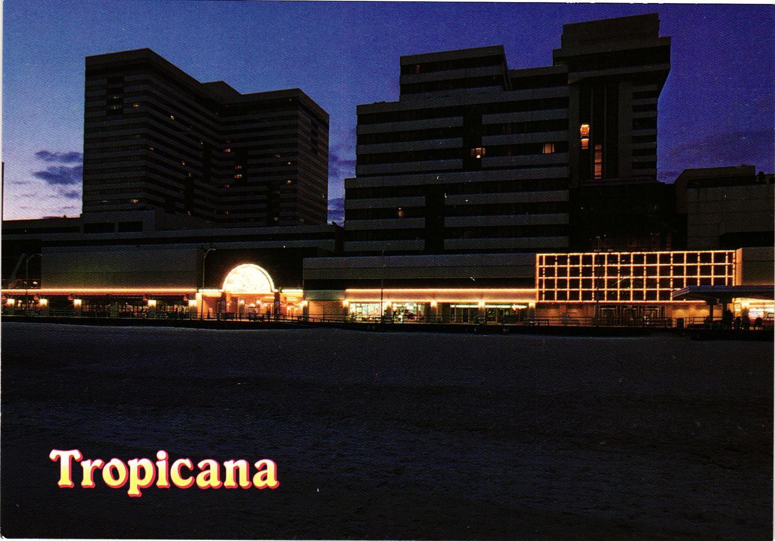 Vintage Postcard 4x6- The Tropicana Hotel and Casino, Atlantic C UnPost 1960-80s