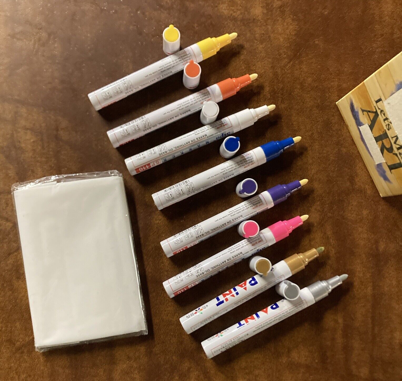 Art Markers Let’s Make Art 7 With Box Japanese Paint Markers