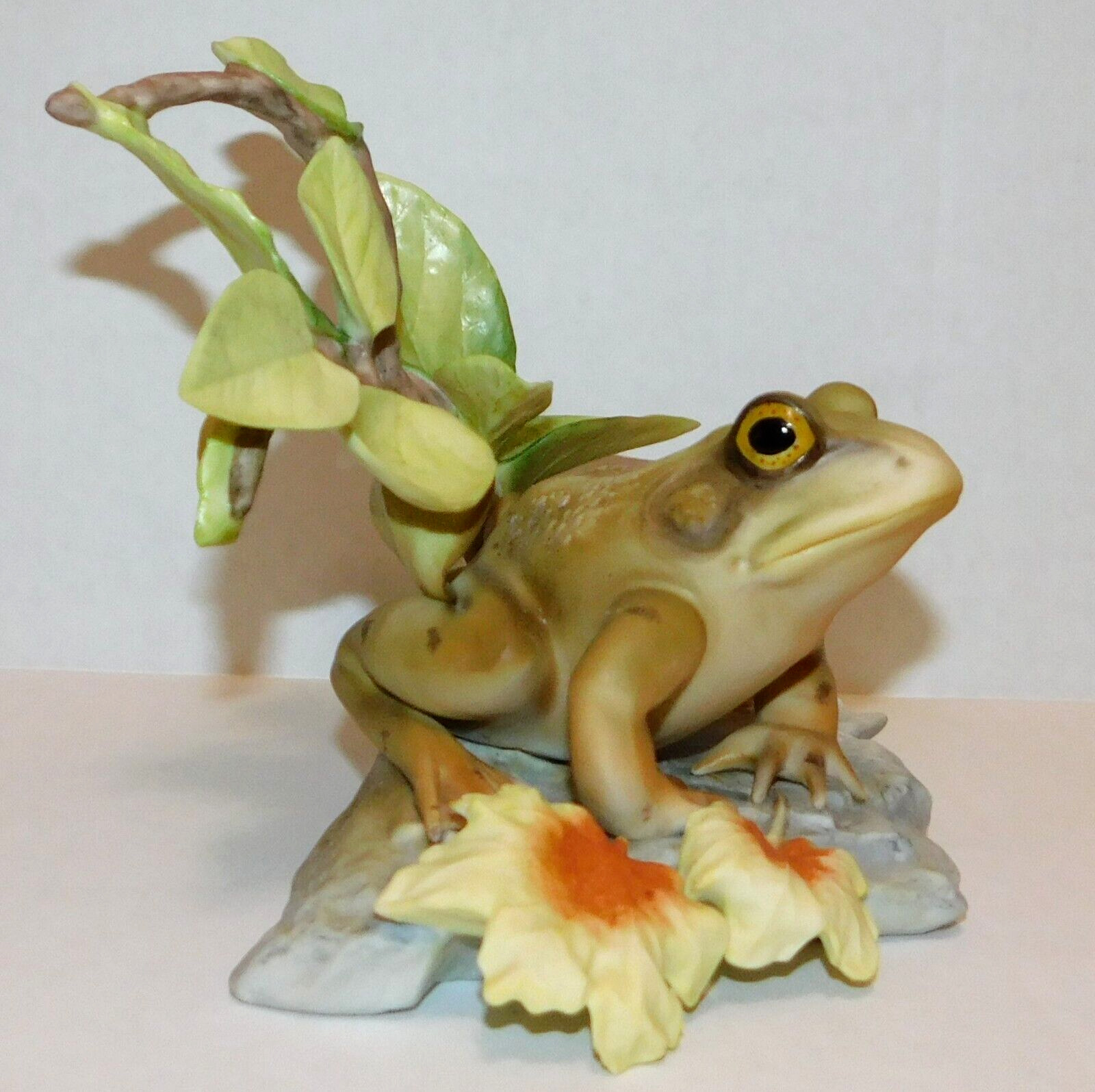 Vintage Cybis Porcelain American Bullfrog Enchanted Prince Figurine