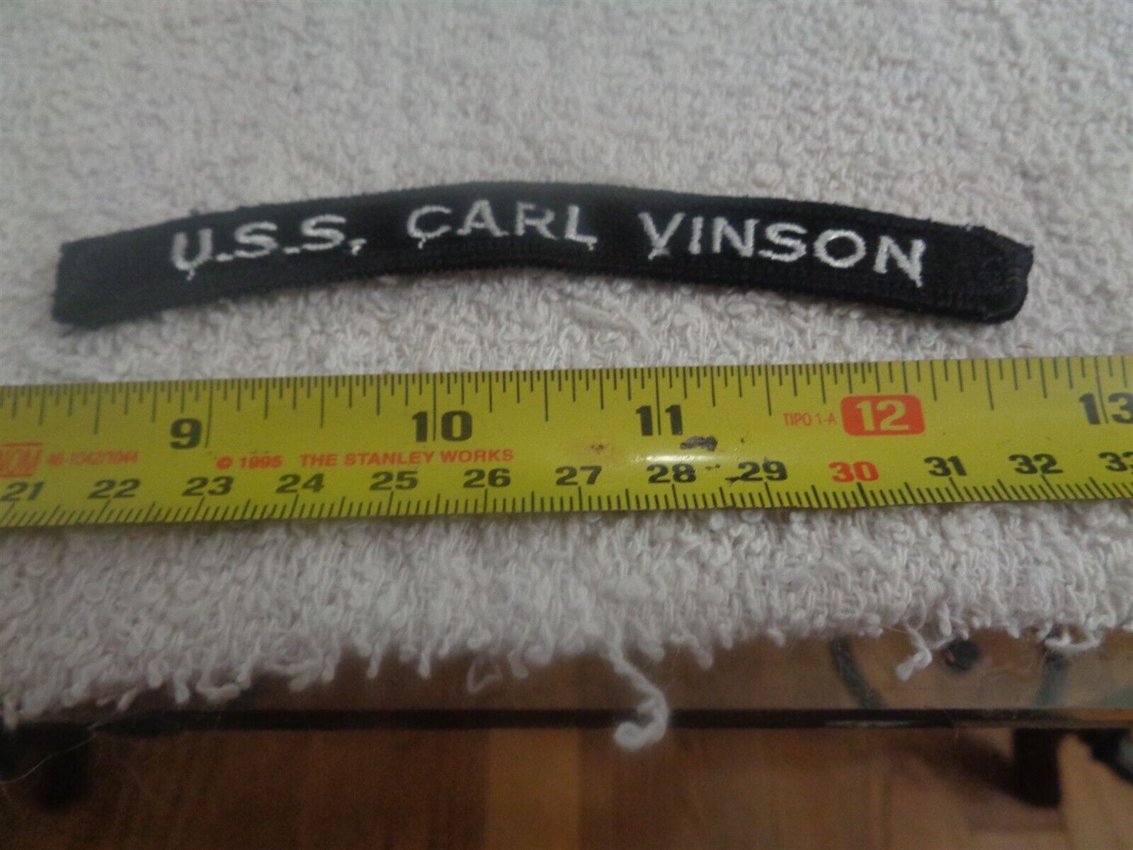 U.S.S. CARL VINSON Navy Tab (DRAW#BL)