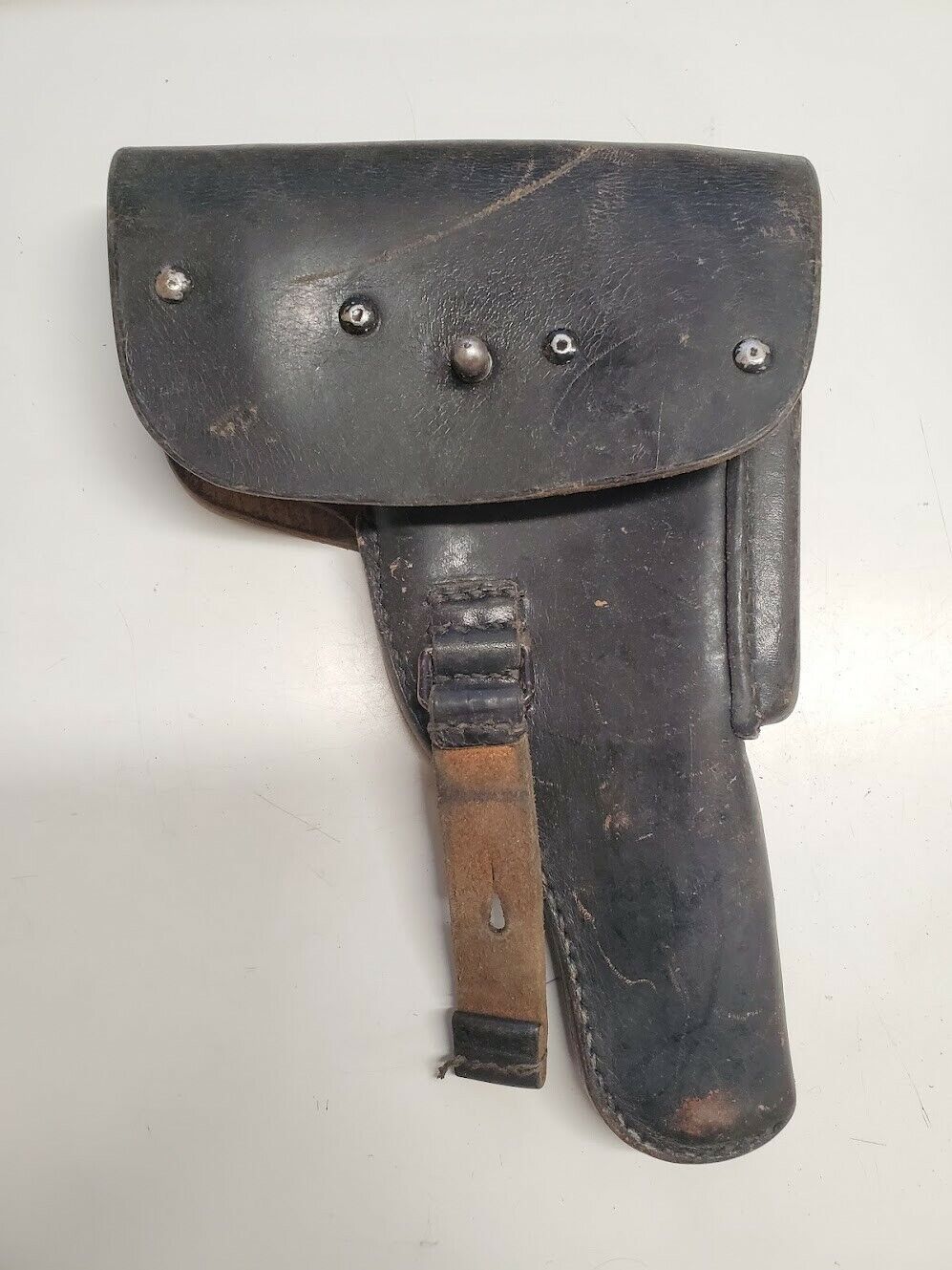 P38 Holster, leather, black. Read description AS-IS