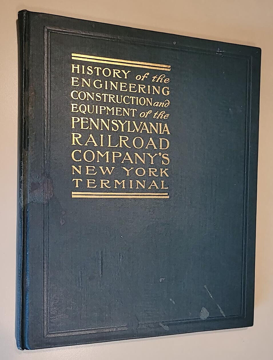 History of Engineering Construction Pennsylvania Railroad New York Terminal 1912