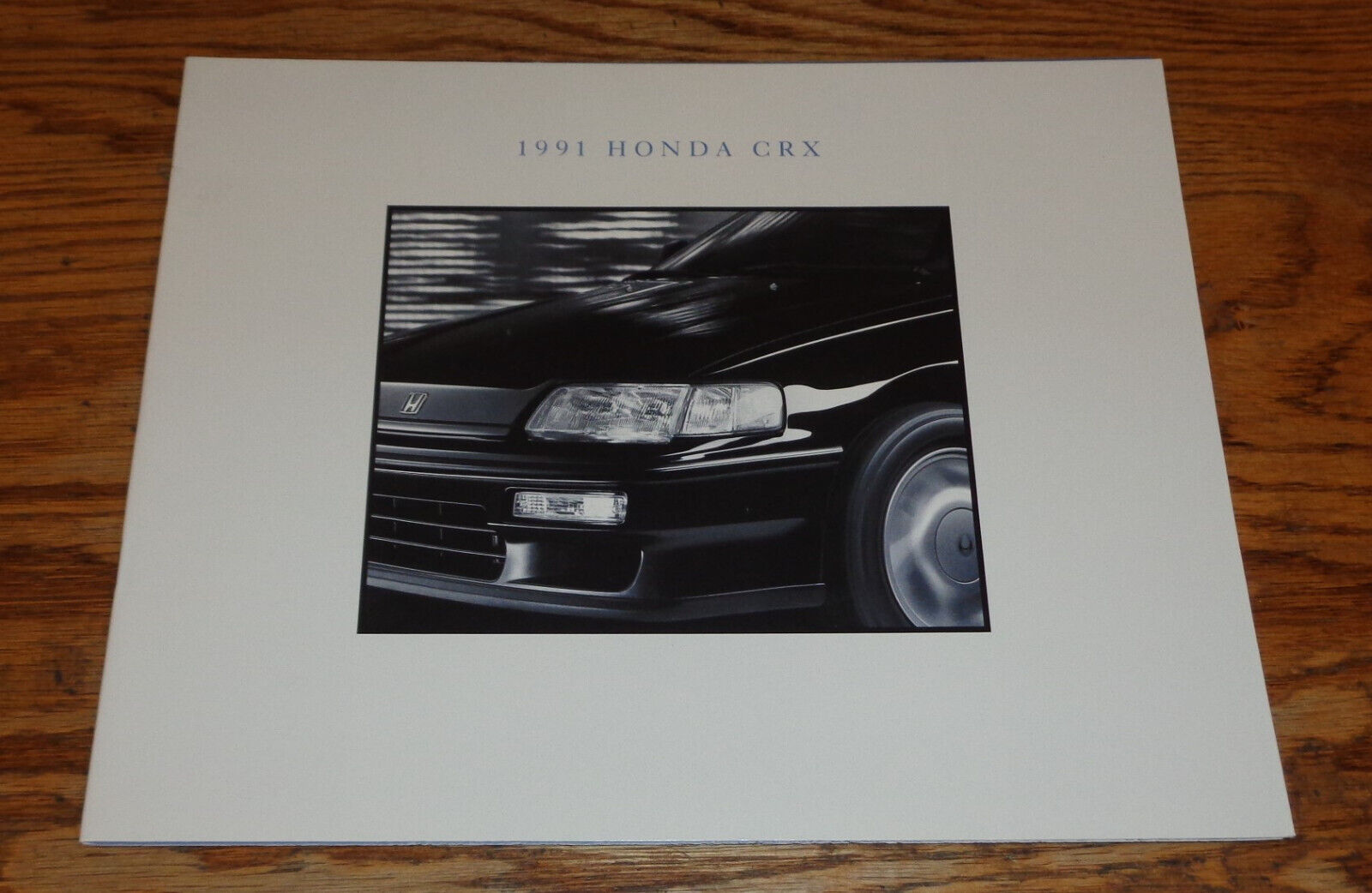 Original 1991 Honda CRX Deluxe Sales Brochure 91 Si HF