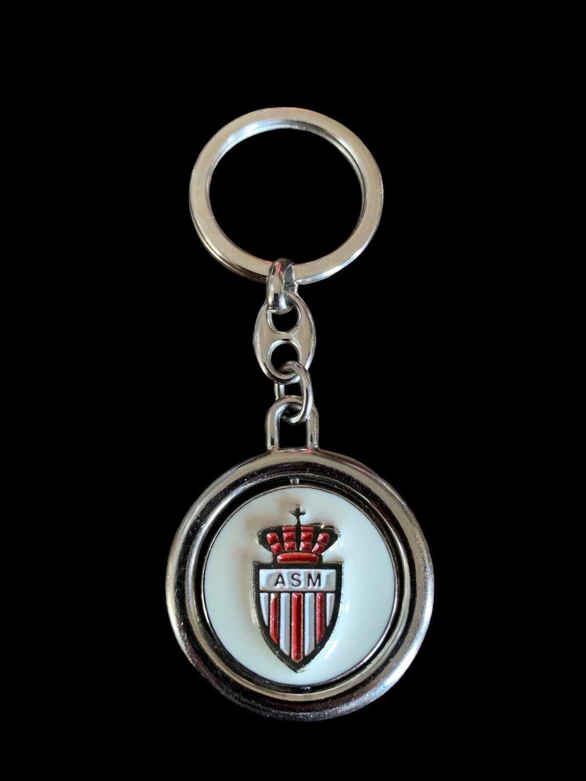 Association Sportive de Monaco AS Football Club SA Vintage Key Ring Porte Cles