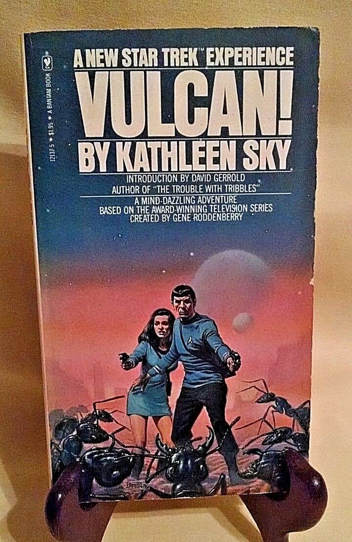 VULCAN BY KATHLEEN SKY STAR TREK NOVEL BANTAM PB 12137-5 COPYRT SEPT 1978.