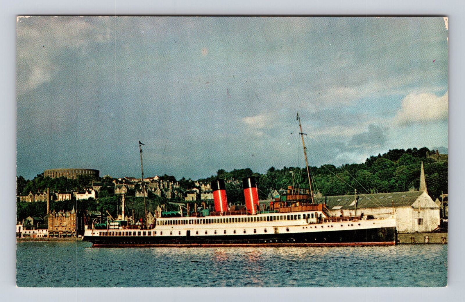 Oban Perth-Scotland, RMS King George V, High Pressure Turbine, Vintage Postcard