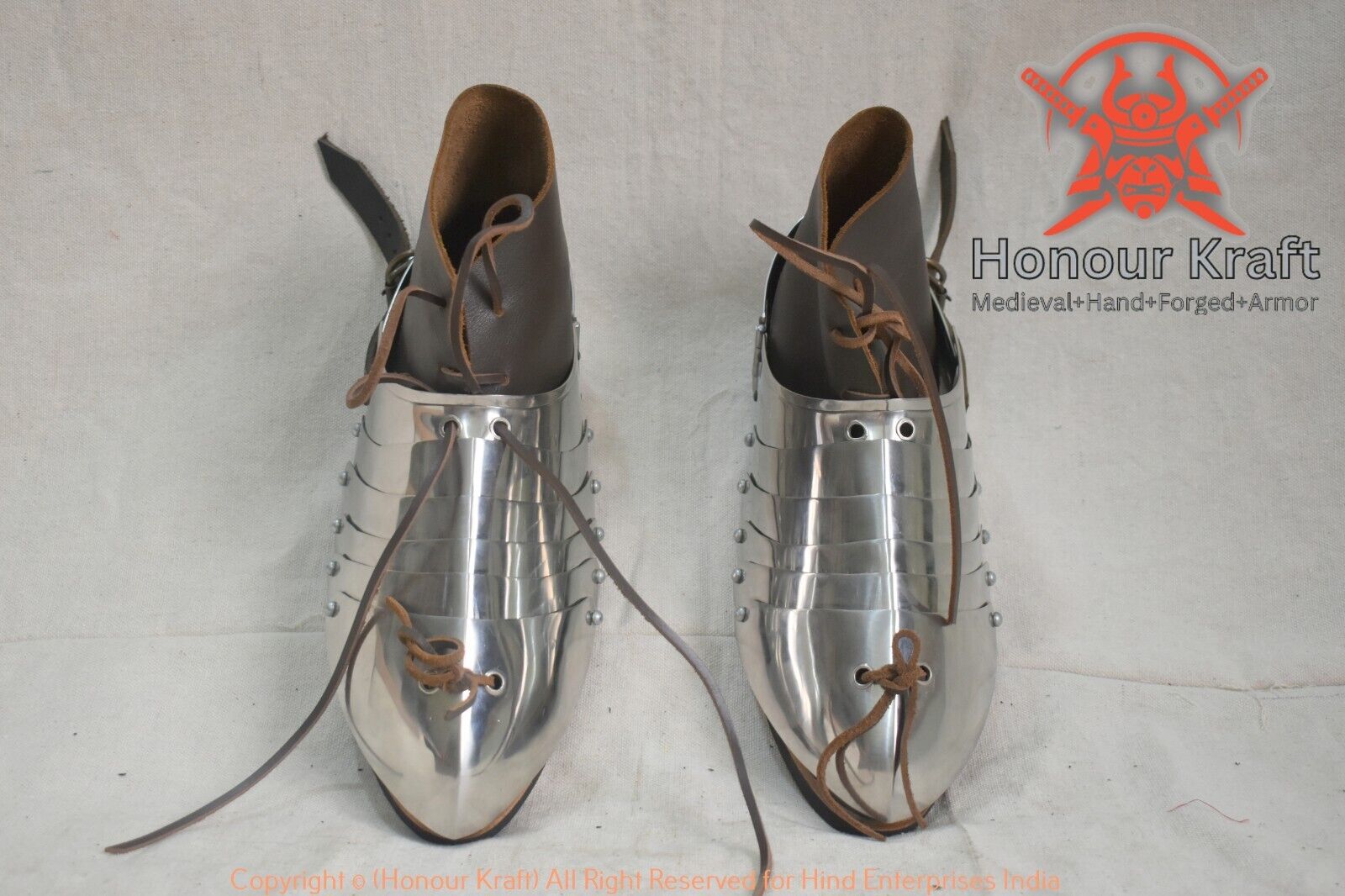 Steel sabaton boots Armour combo pair for HMB Buhurt