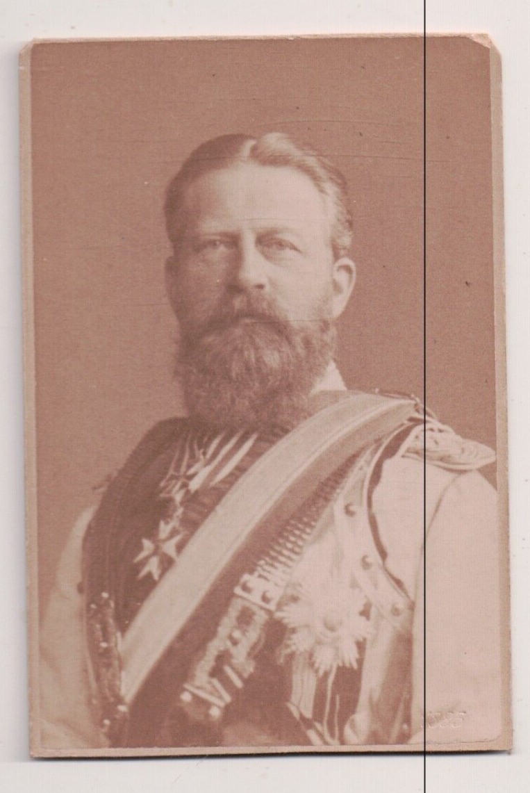 Vintage CDV Kaiser Frederick III, German Emperor