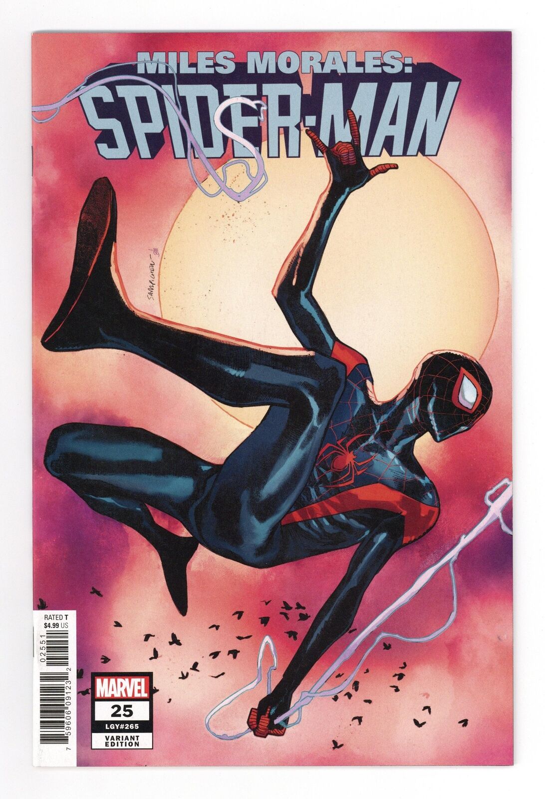 Miles Morales Spider-Man #25E Pichelli 1:25 Variant NM- 9.2 2021