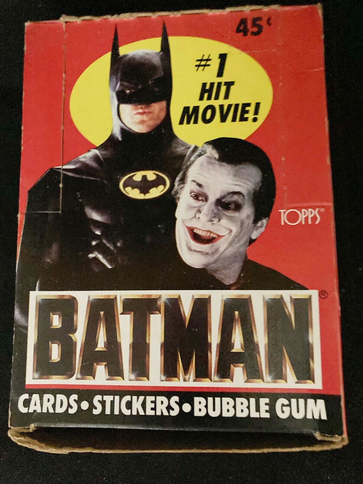 1989 Topps Batman 1rst Series Opened 350 card/stickers count Michael Keaton