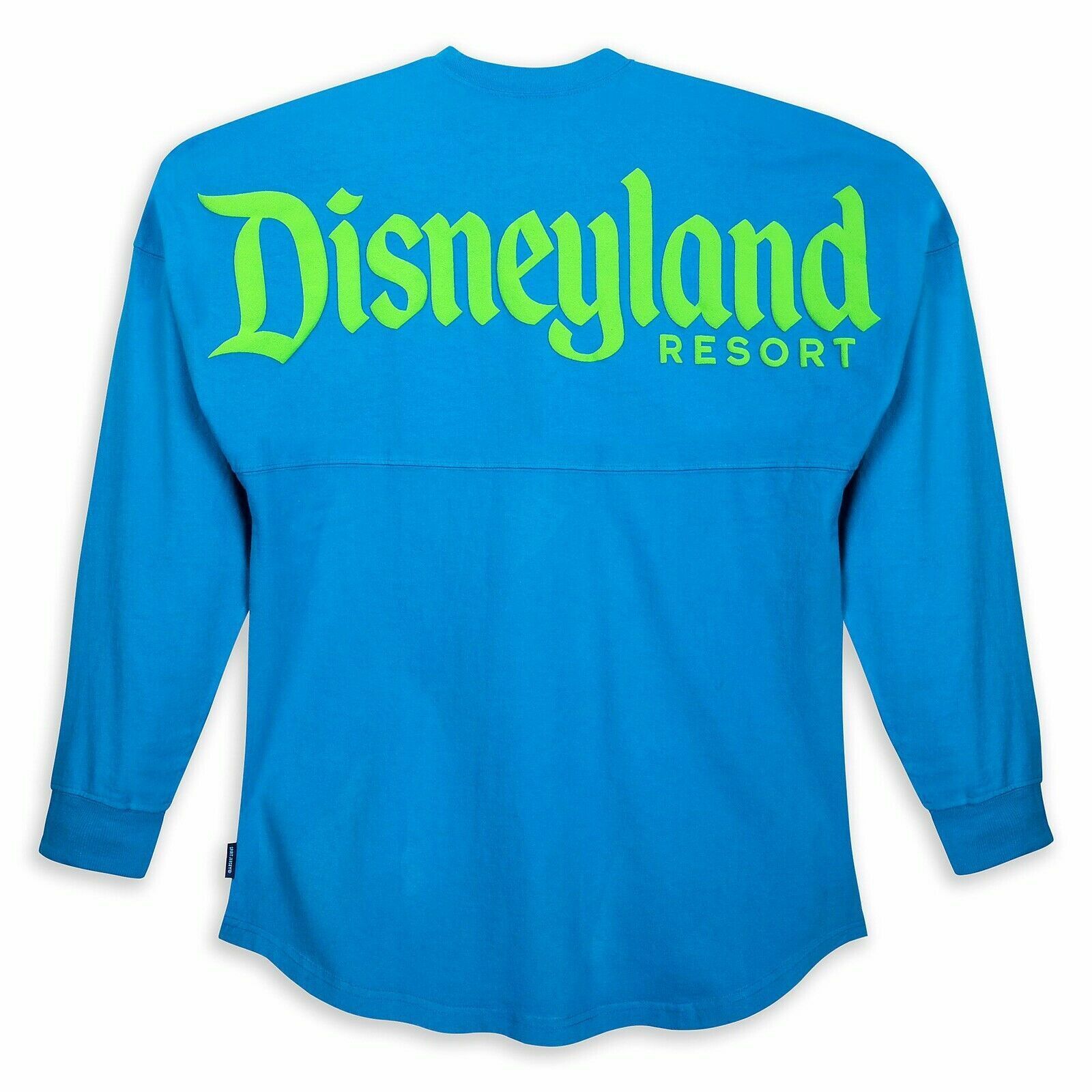 NWT Disney Parks Disneyland Spirit Jersey Neon Adult NEW Blue & Green XL X-LARGE
