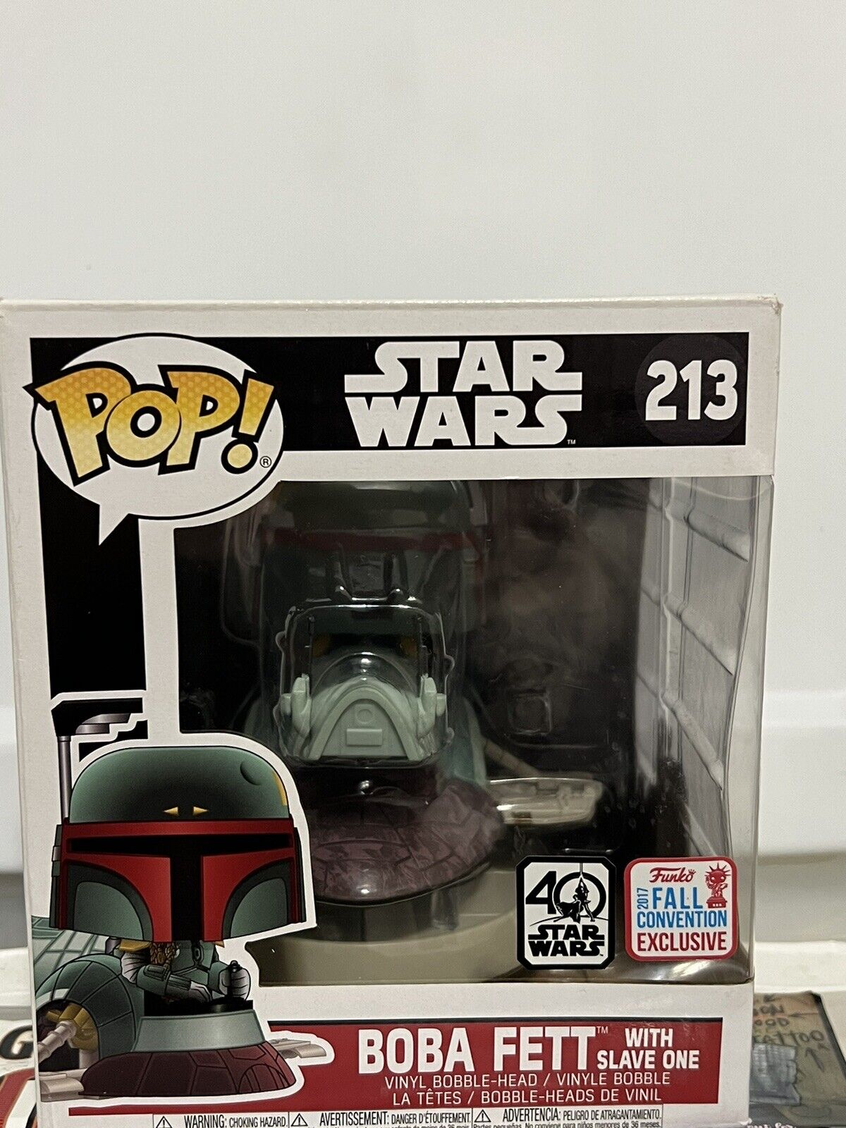 Funko Pop Deluxe: Star Wars - Boba Fett with Slave One - 2017 NYCC, Toys R Us