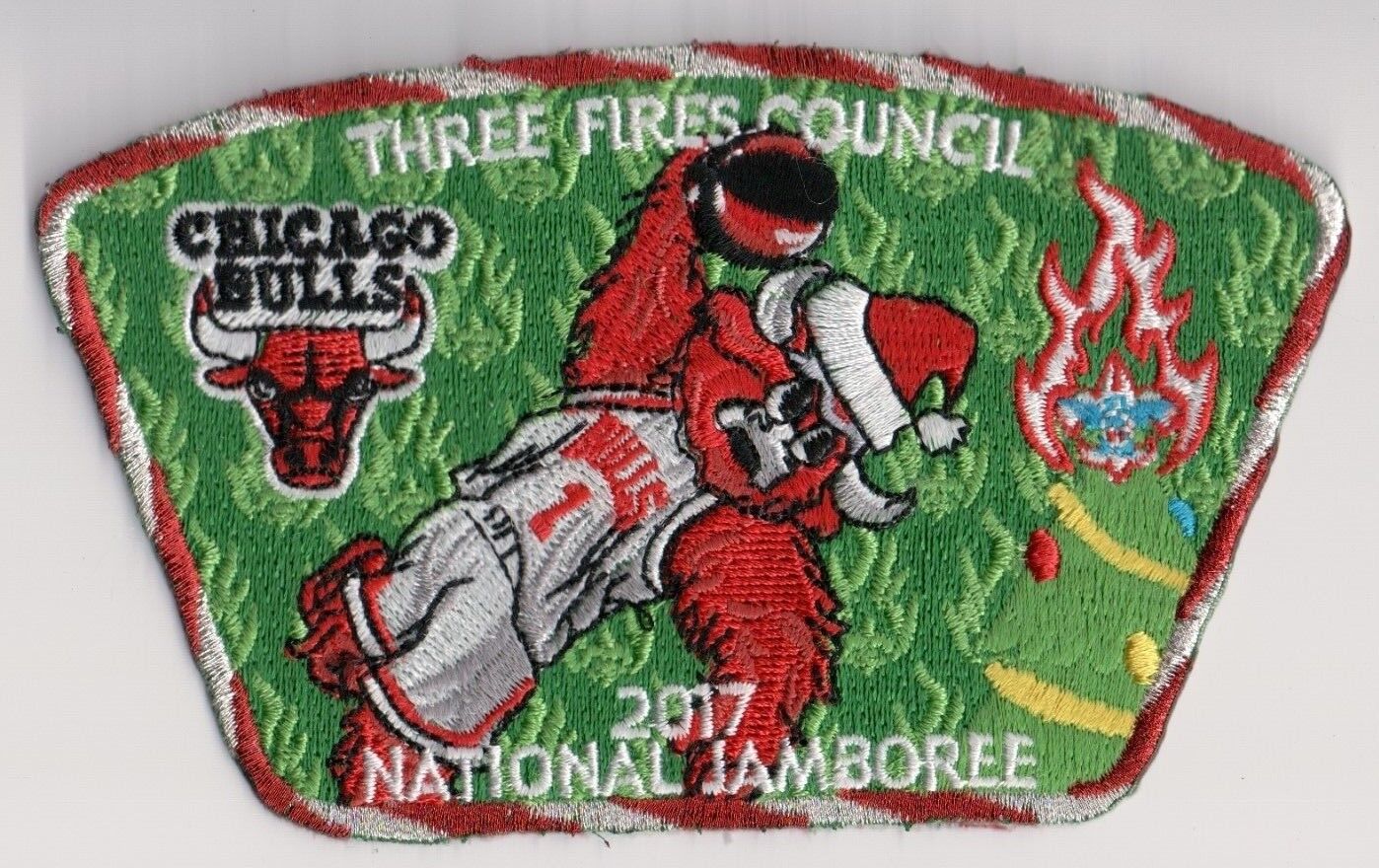 Three Fires Council Illinois, 2017 National Jamboree, JSP-6, Christmas Patch
