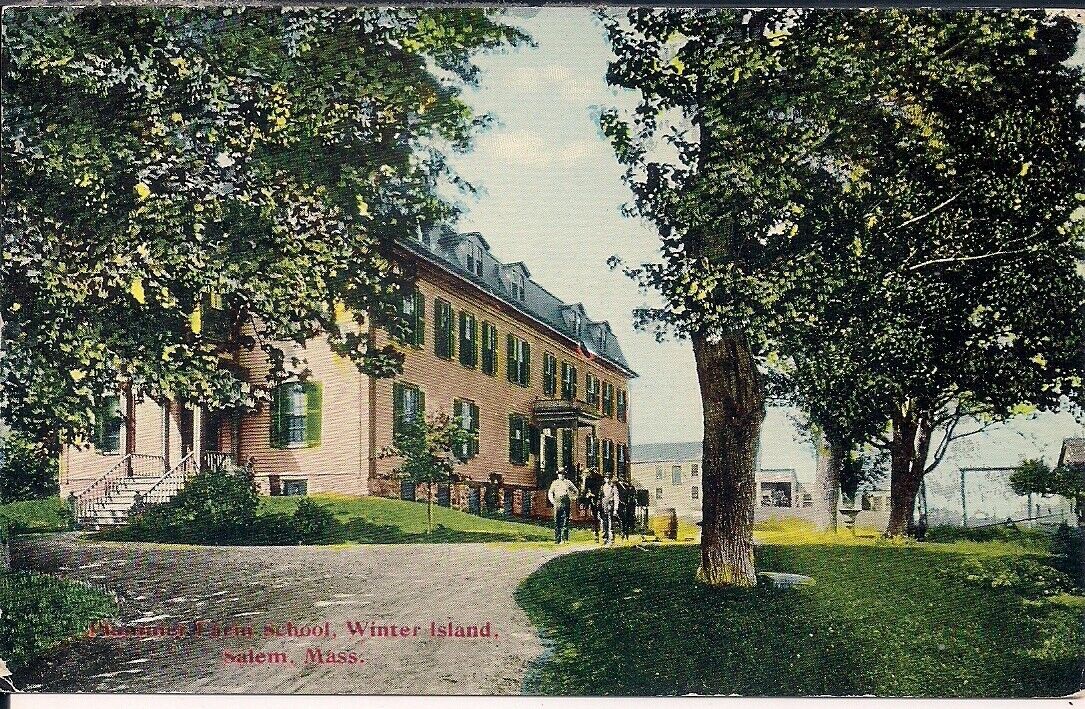 Salem MA Plummer Farm School for Boys, Winter Island 1910\'s Correctional Home