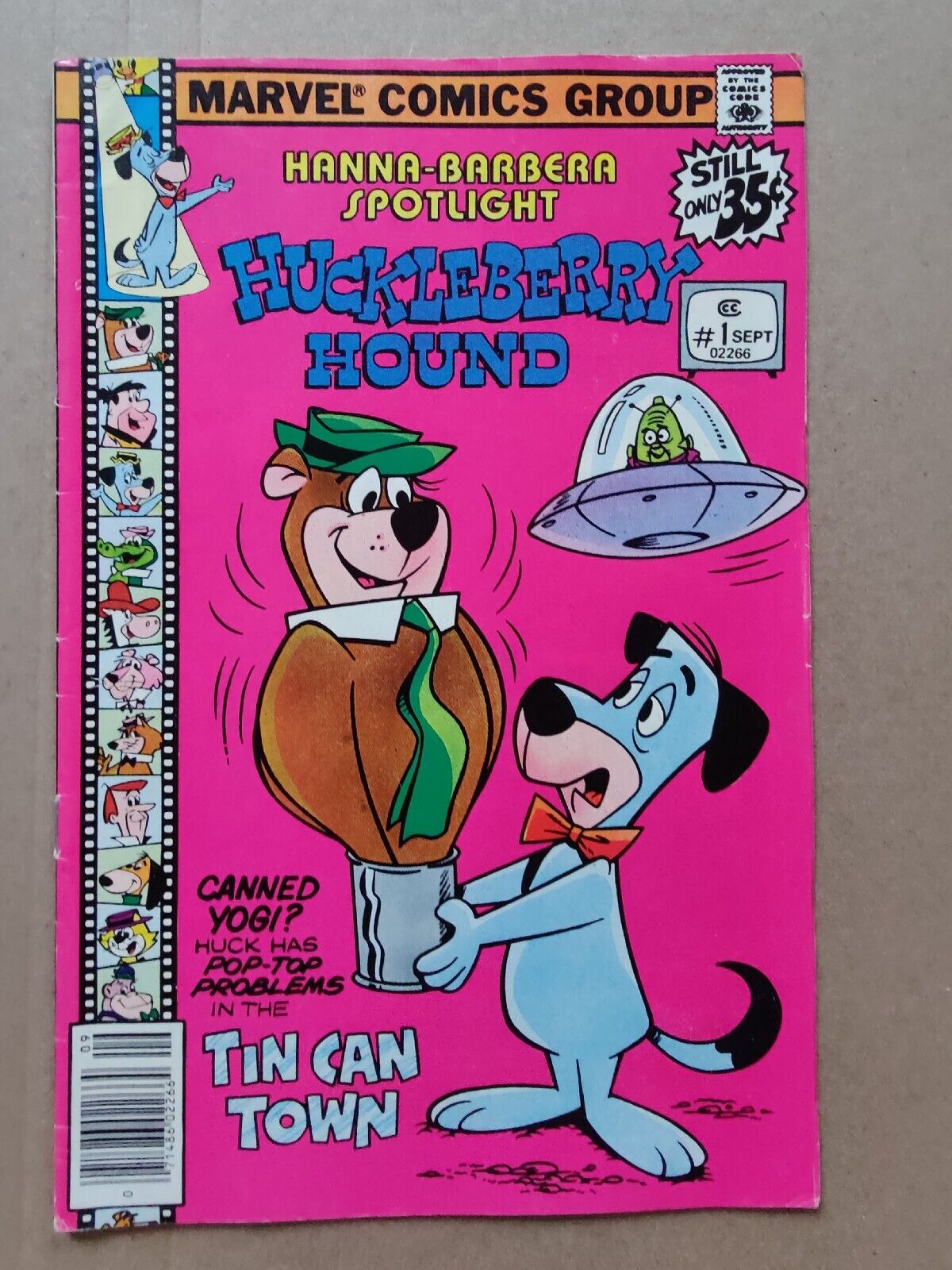 Hanna-Barbera Spotlight Huckleberry Hound  #1 Marvel 1978 VG+