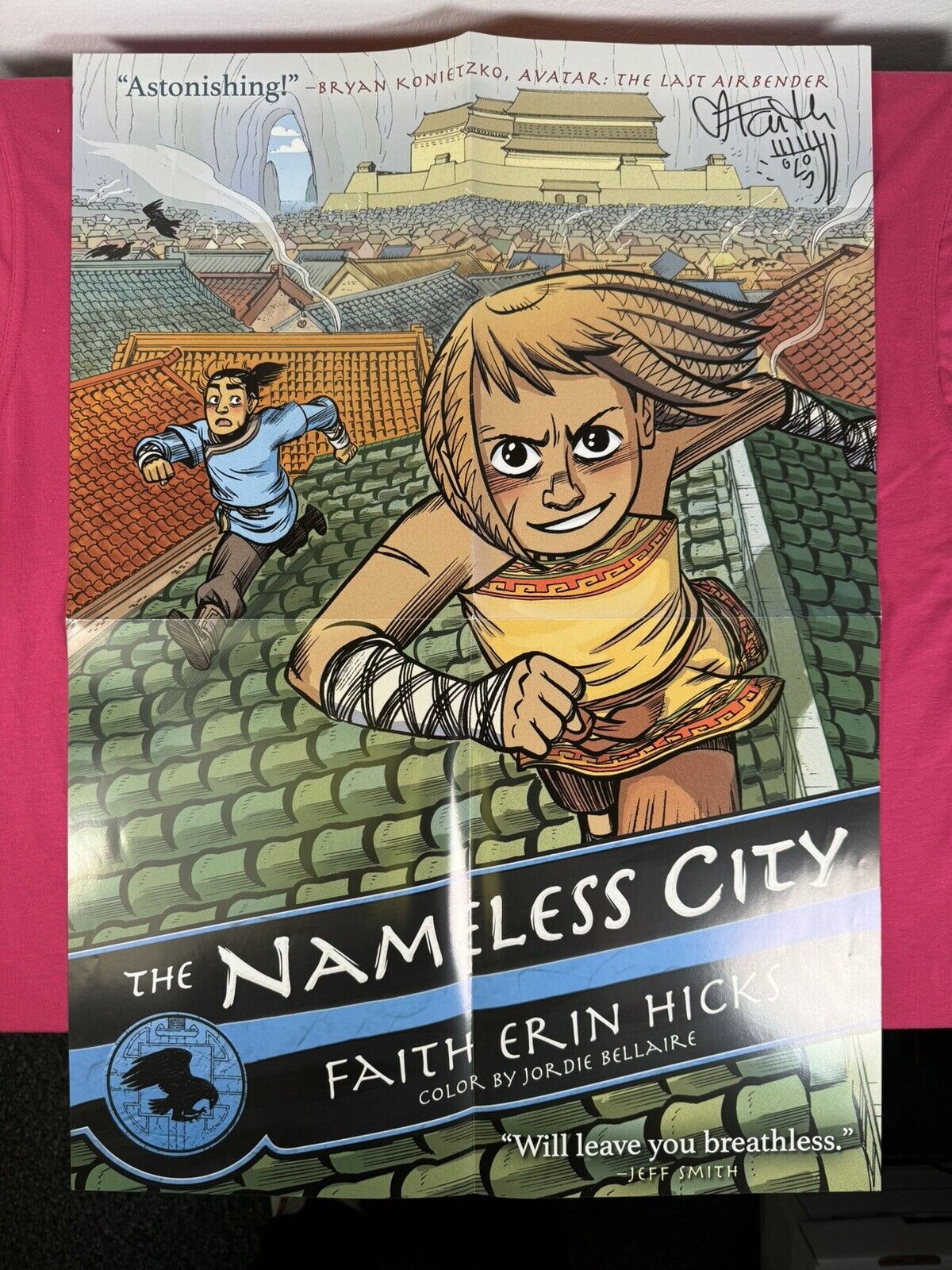 The Nameless City INSERT POSTER - SIGNED REMARKED by Faith Erin Hicks 17\