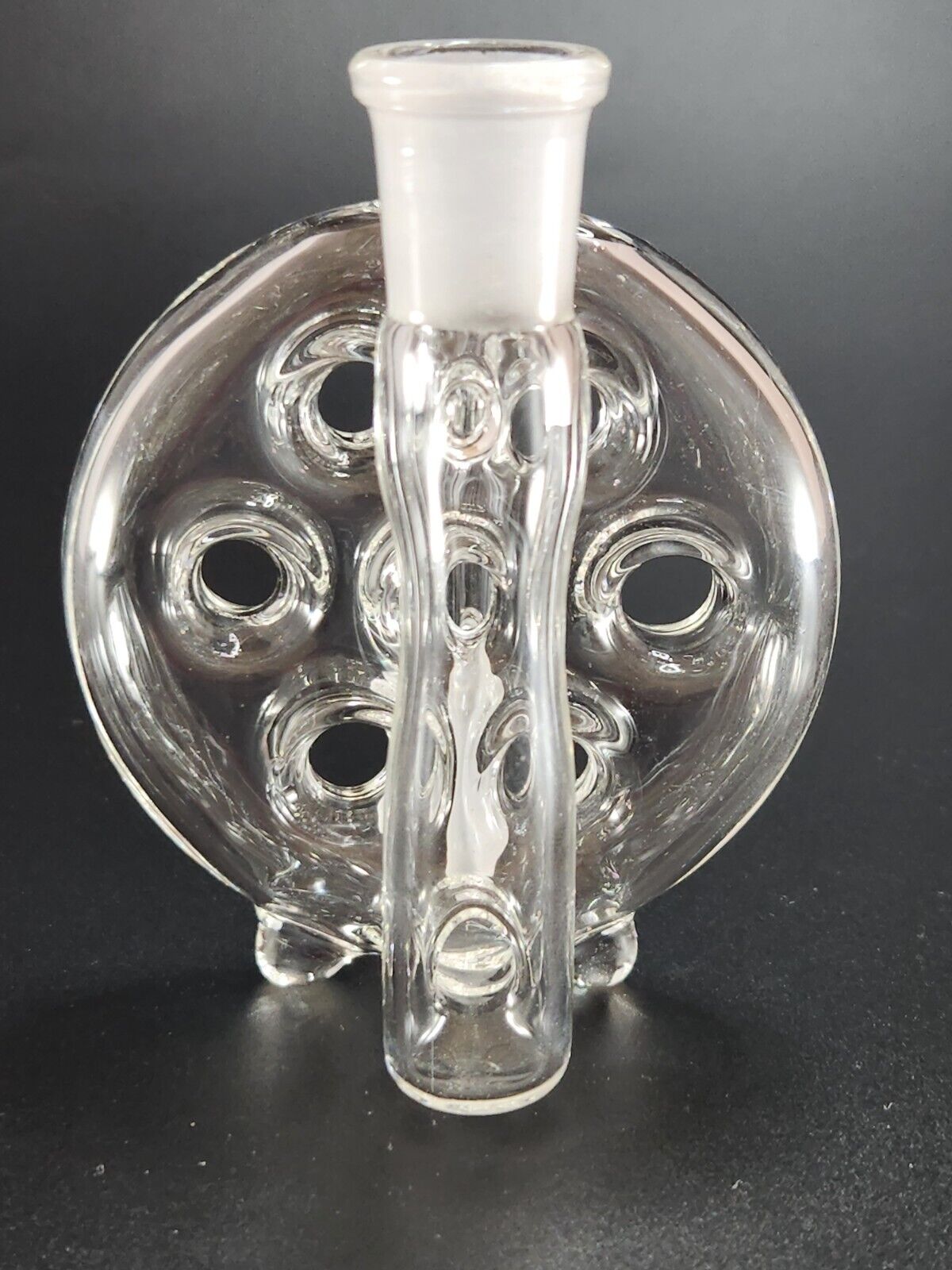 14mm Ash Catcher Glass 90° Degree Male Female Swiss Percolator for Water Pipe