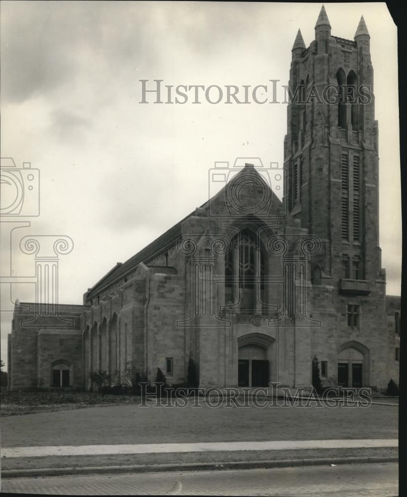 1929 Press Photo First Baptist Church, Fairmount Blvd & Eaton Rd - cva87168