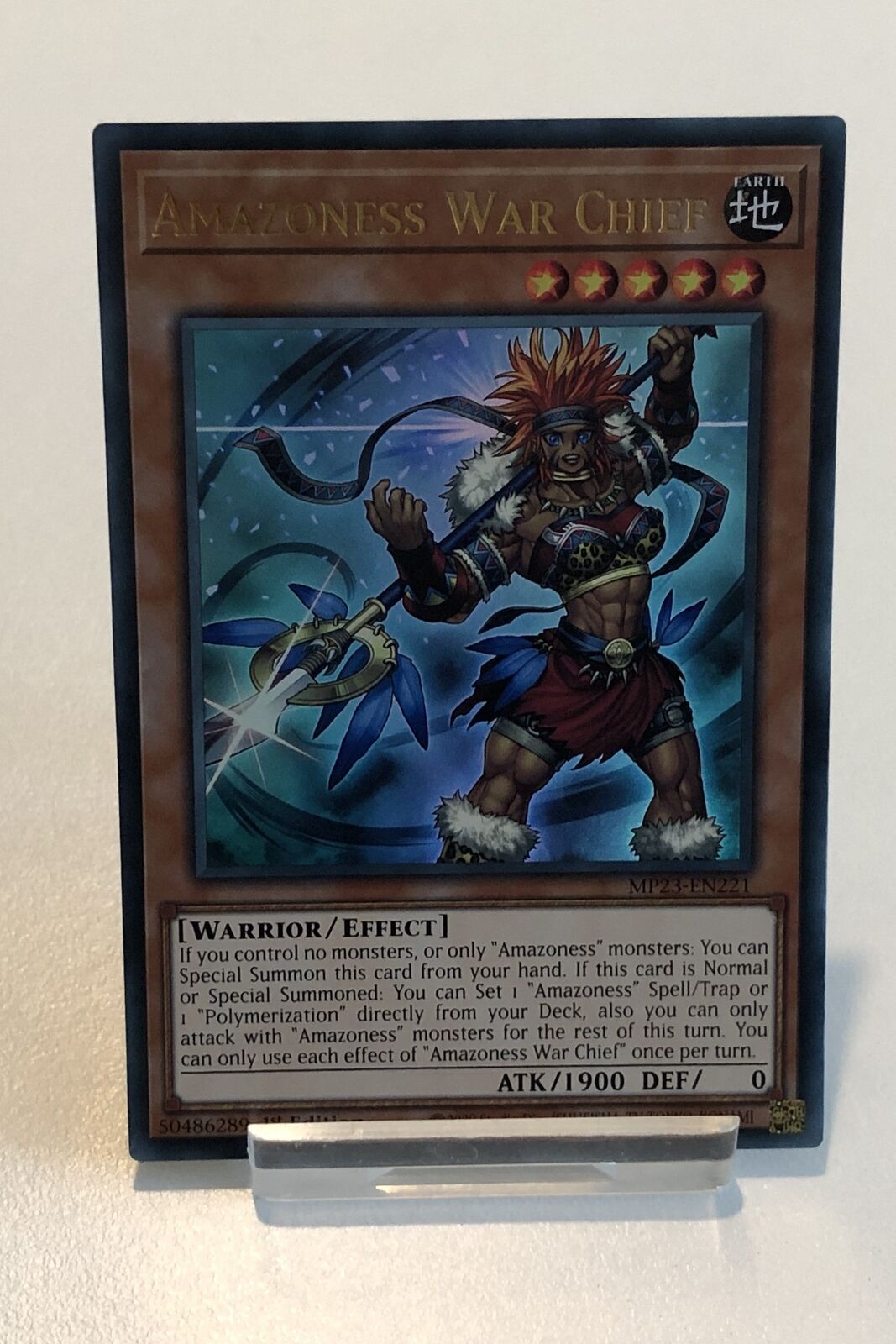 MP23-EN221 Amazoness War Chief :: Ultra Rare 1st Edition YuGiOh Card