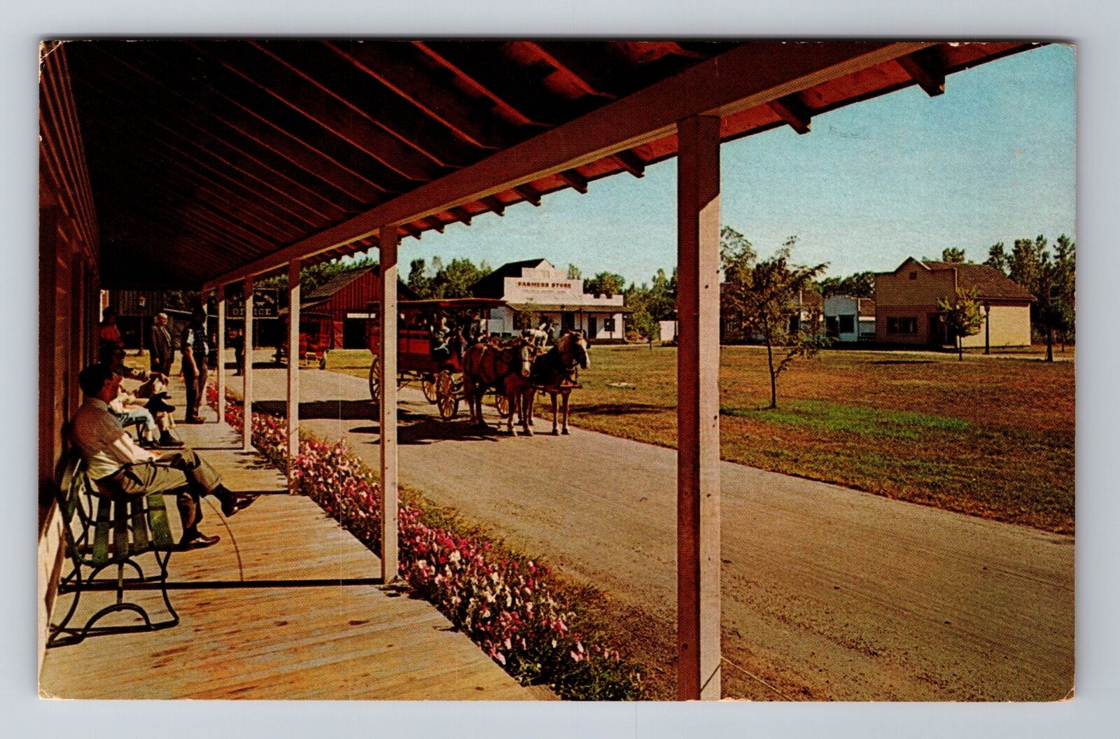 Cassville WI-Wisconsin, Scene along Main Street, c1973 Vintage Souvenir Postcard