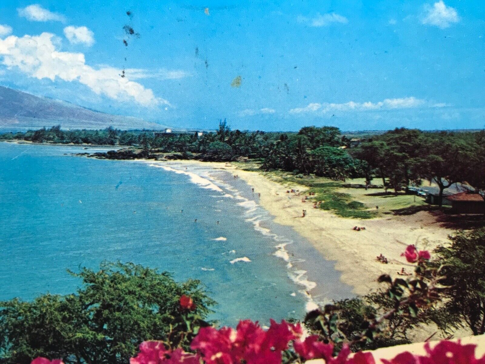 Vintage Postcard Kamaole Beach Park , Kihei, Maui, Hawaii