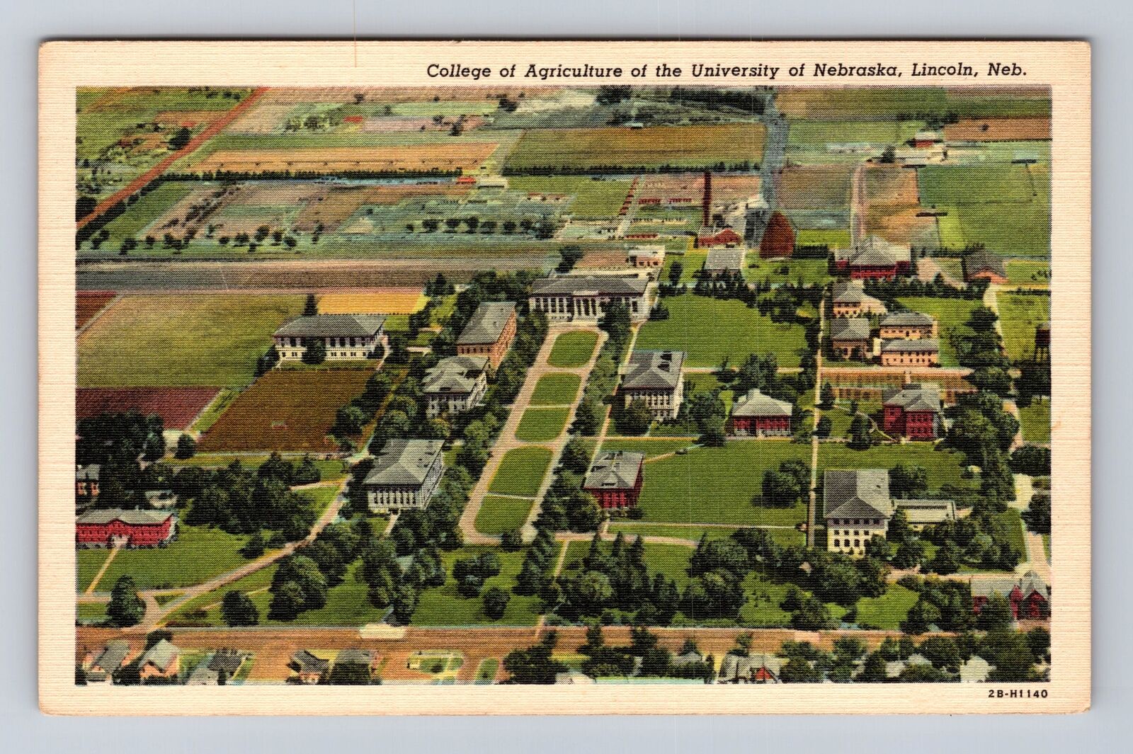 Lincoln NE-Nebraska, U of Nebraska College of Agriculture Vintage Postcard