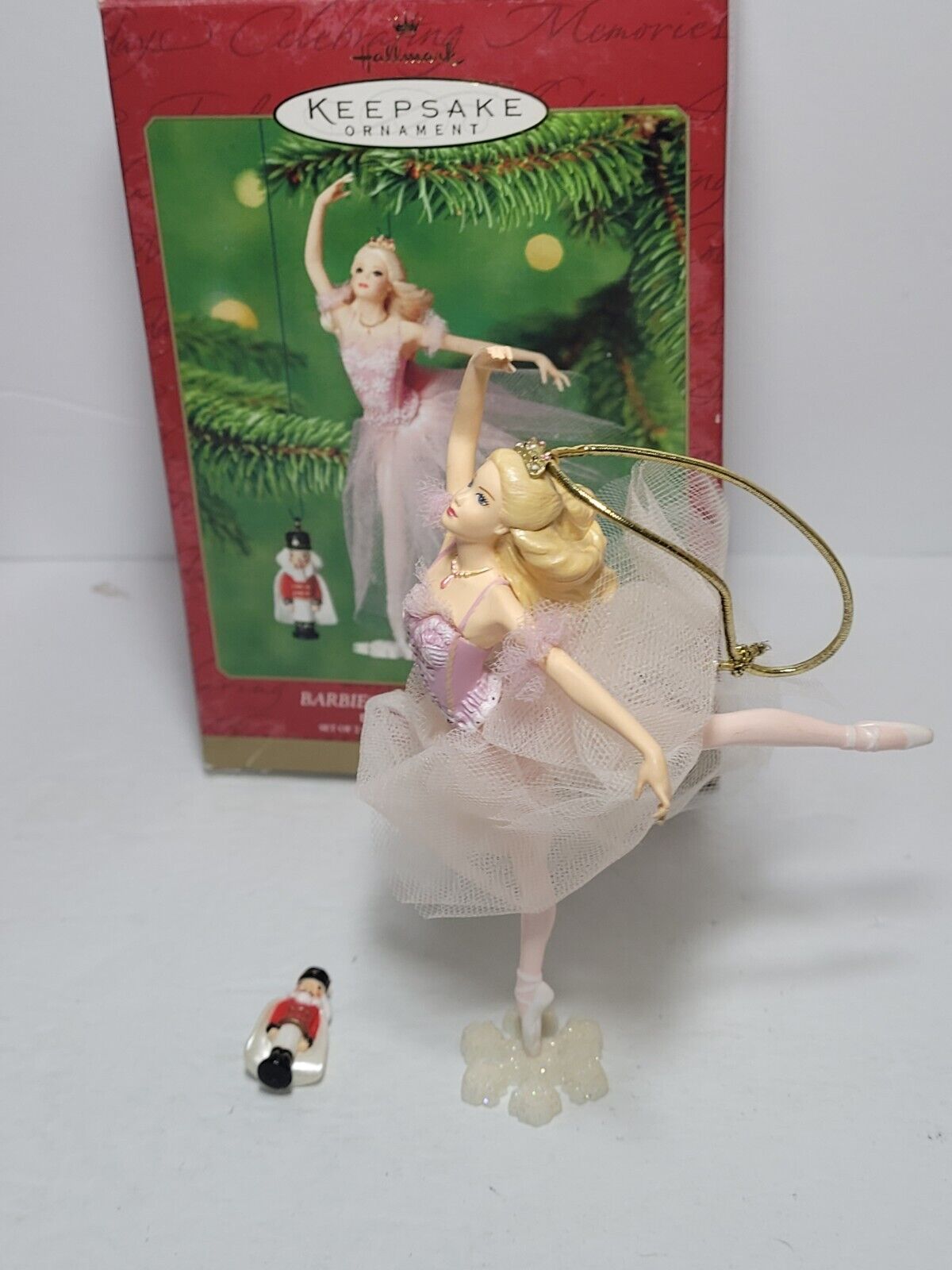 Hallmark Keepsake Ornament Barbie As The Sugar Plum Princess Christmas wBox 2001
